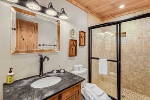 Shower, towels