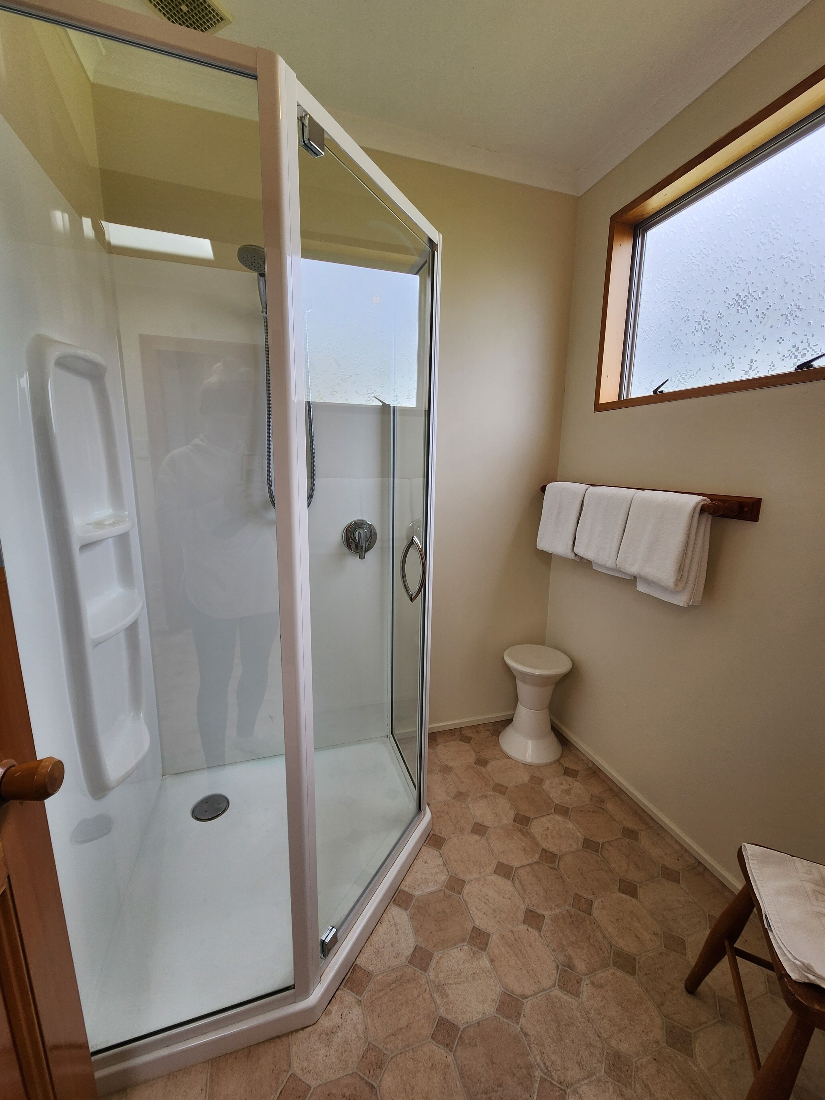Dusj på badet