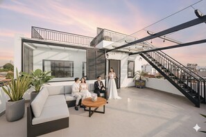 Deluxe Suite, Lake View | Rooftop terrace - Label6 Coliving Quang Khanh (Hanoi)