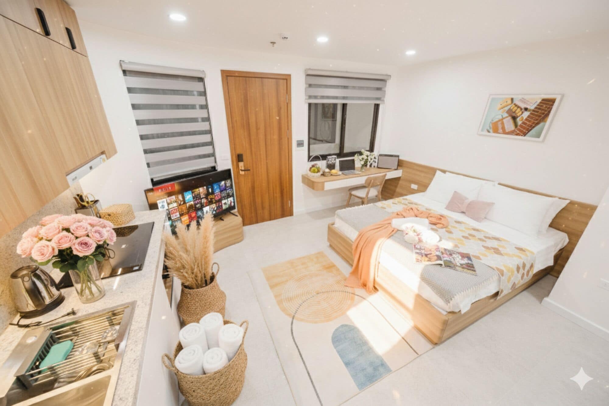 Executive Room, Kitchen | Free minibar, desk, blackout drapes, soundproofing