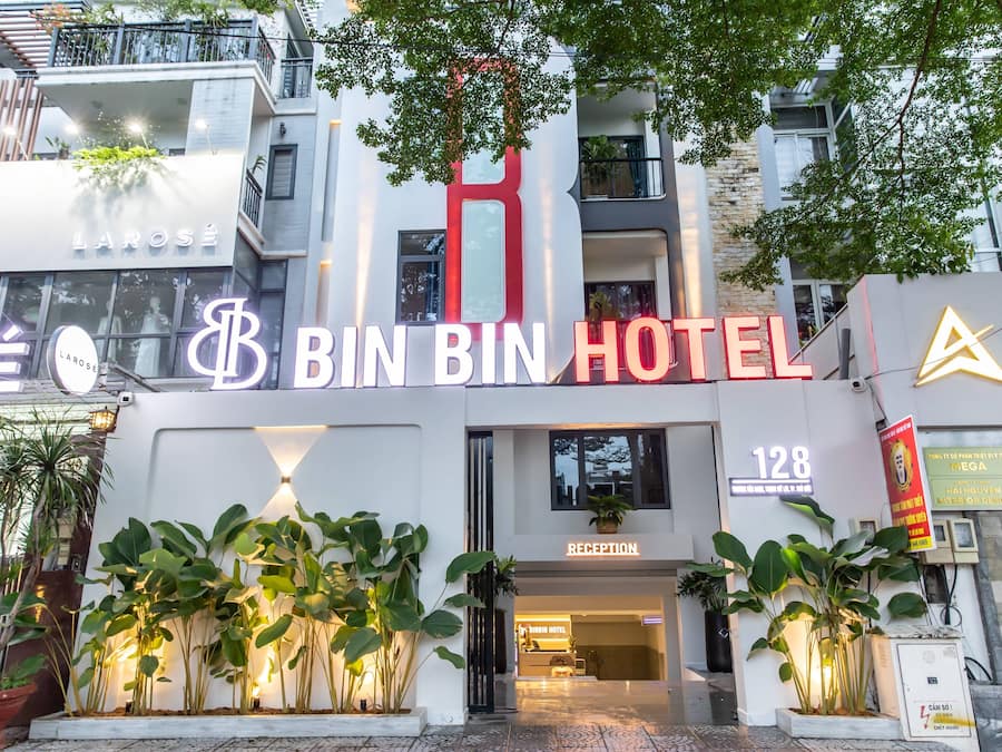 Voorkant van accommodatie