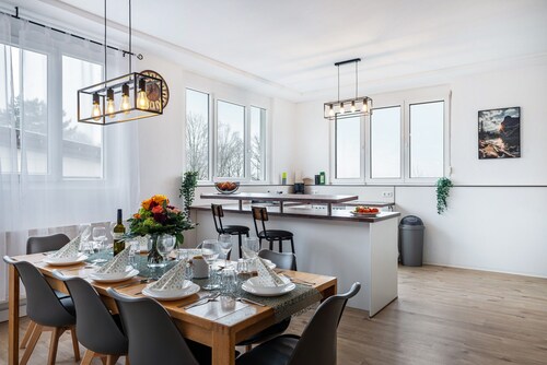 Ferienwohnung 'Mäxle's Loft' mit Gemeinschaftsgarten und WLAN