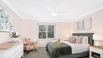 4 bedrooms, iron/ironing board, travel cot, WiFi