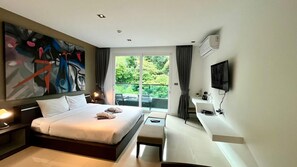 Apartment, 1 Bedroom, Accessible, Balcony | 1 bedroom - Emerald 521 - Studio With Balcony and Shared Pool (Patong)