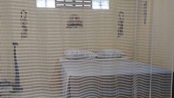 1 bedroom, individually decorated, bed sheets