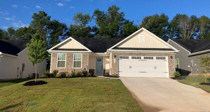 new home in a quiet 55+ community 15 minutes to downtown Greenville