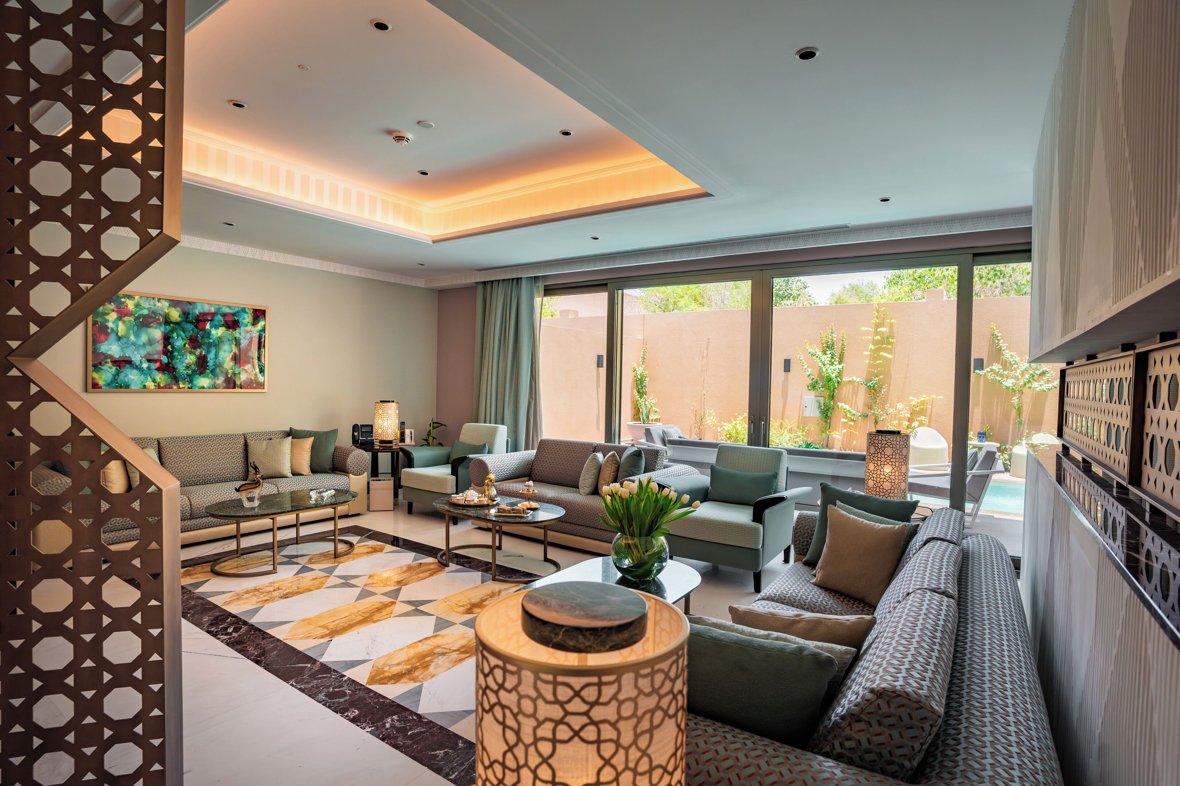 Three Bedroom Villa with Pool | Vardagsrum | Smart-tv, Netflix, dvd-spelare och streamingtjänster