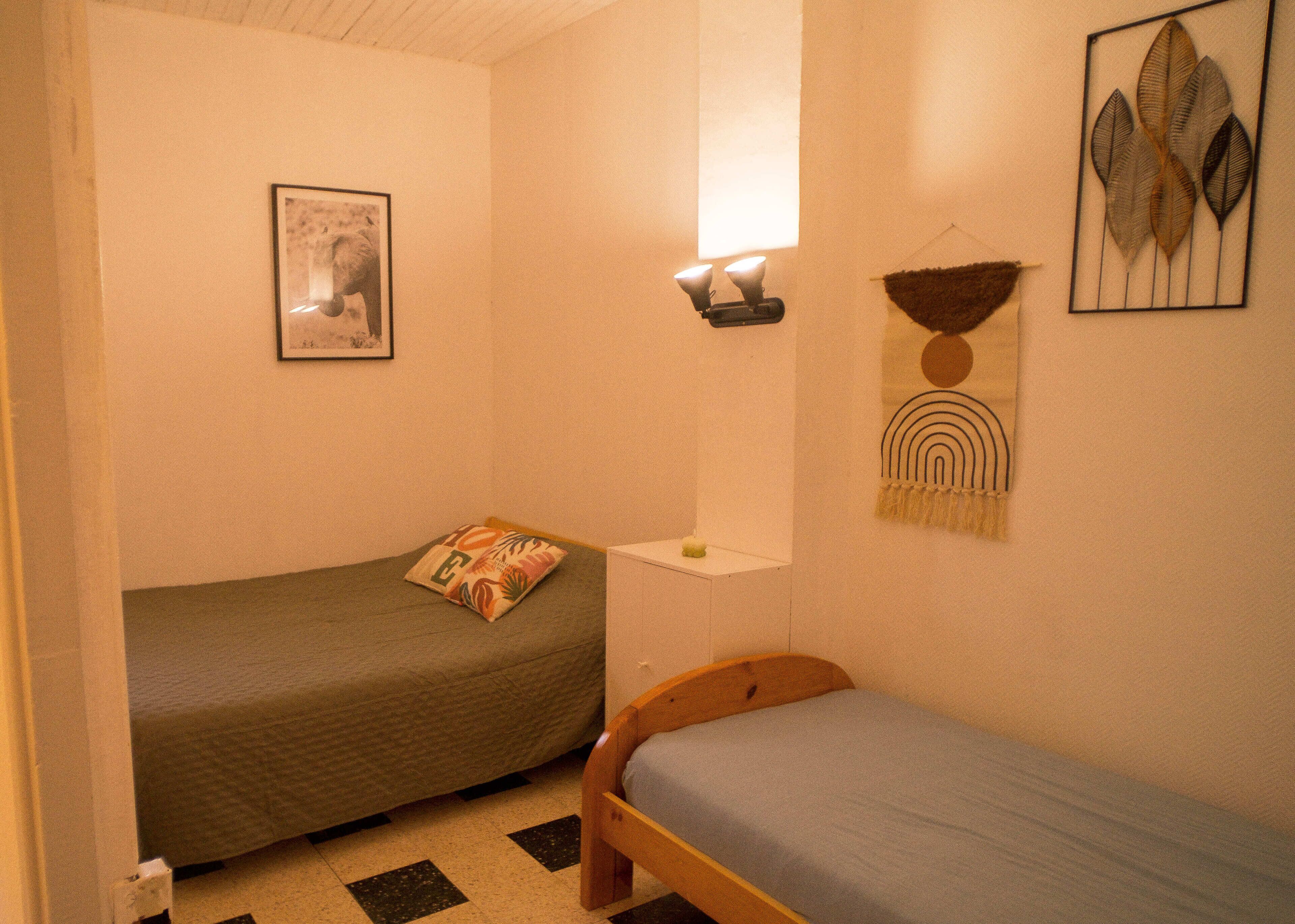 2 chambres, Wi-Fi, draps fournis