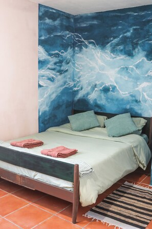 1 habitación, escritorio, wifi gratis y ropa de cama 