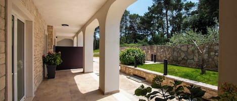 Interior entrance