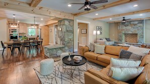 House, Multiple Beds, Hot Tub, Mountain View (Orchard House) | Living area - Orchard House (Banner Elk)