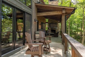 Terrace/patio - Timber Forge Lodge at Eagles Nest (Banner Elk)