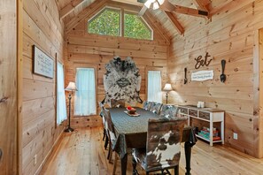 Cabin, Multiple Beds, Hot Tub, Mountain View (Falling Waters) | Dining - Falling Waters (Banner Elk)