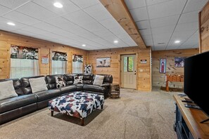 Cabin, Multiple Beds, Hot Tub, Mountain View (Falling Waters) | Living area - Falling Waters (Banner Elk)