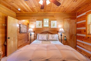 Cabin, Multiple Beds, Hot Tub, Mountain View (Hemlock Hideaway ) | 3 bedrooms, individually decorated, individually furnished, bed sheets - Hemlock Hideaway (Boone)