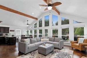 TV, video games, foosball, offices