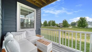 Terrace/patio - Trailside Treasure | Pool | Near Lake and Downtown | Hiking & Biking Trail (South Haven)