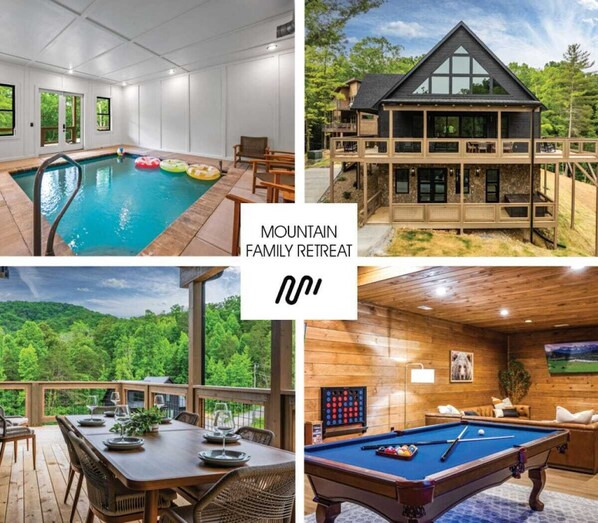 Indoor pool, a heated pool