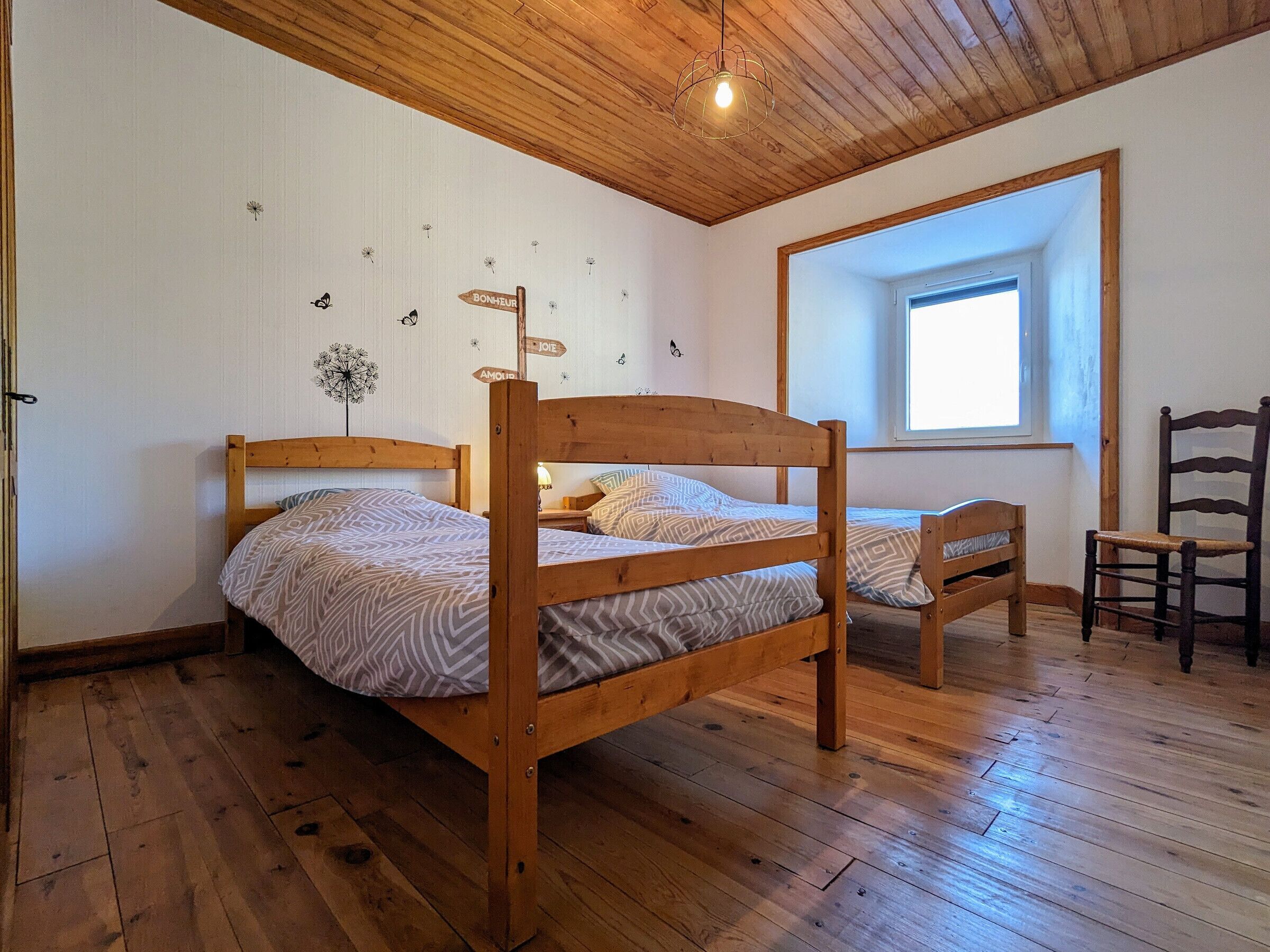 3 chambres, draps fournis