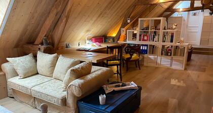 Spacious and peaceful room with private parking