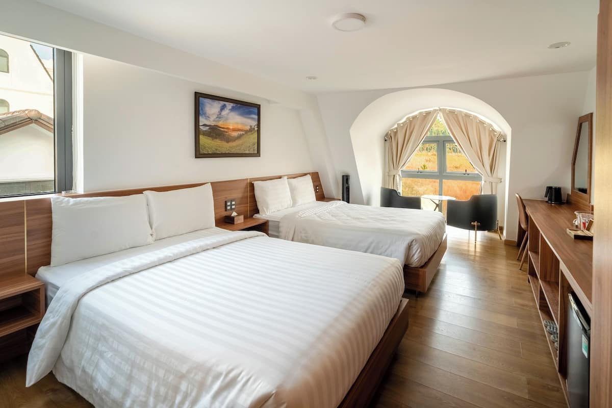 Superior Quadruple Room, Hill View | Minibar, desk, laptop workspace, free WiFi