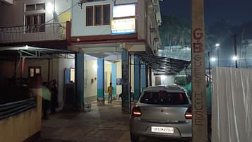 Front of property – evening/night