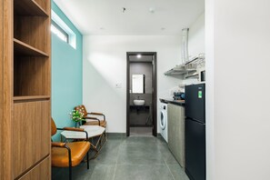 Superior-Apartment, 1 King-Bett, Mikrowelle | 1 Schlafzimmer, Minibar (mit einigen kostenlosen Artikeln)