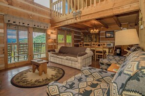 Télévision, cheminée, lecteur de DVD