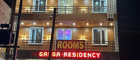 Voorkant van accommodatie