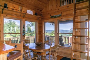Cabin, Multiple Beds, Hot Tub, Mountain View (Blessed Sunset Getaway) | Dining - Blessed Sunset Getaway (Fleetwood)