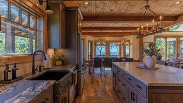 House, Multiple Beds, Hot Tub, Mountain View (Almost Heaven at Eagles Nest) | Private kitchen | Coffee/tea maker