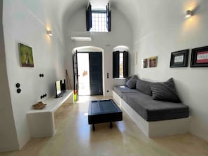 Maison, 4 chambres, fumeur, balcon | Aire de séjour