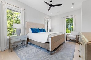 5 bedrooms, iron/ironing board, travel cot, free WiFi