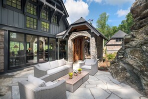 House, Multiple Beds, Hot Tub, Mountain View (Bouldercrest at Eagles Nest) | Terrace/patio - Bouldercrest at Eagles Nest (Banner Elk)