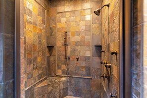 House, Multiple Beds, Hot Tub, Mountain View (Overlook Estate in The Farm) | Bathroom - Overlook Estate in The Farm (Banner Elk)