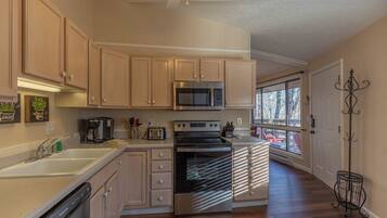 Condo, Multiple Beds, Patio, Mountain View (Sugar Mountain Serenity) | Private kitchen | Coffee/tea maker