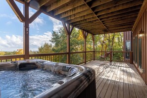 Cabin, Multiple Beds, Hot Tub, Mountain View (Buckhorn Lodge) | Terrace/patio - Buckhorn Lodge (Banner Elk)