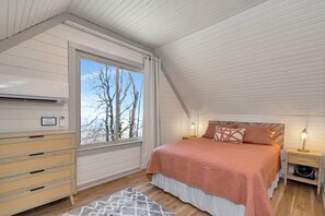 3 sovrum, individuell inredning, unika möbler och sängkläder