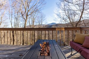 Terrace/patio - A Slice of Seven (Banner Elk)