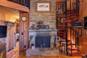 Ferienhaus, Mehrere Betten, Terrasse, Bergblick (On Any Sunday) | Innenbereich