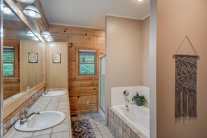 Cabin, Multiple Beds, Hot Tub, Mountain View (Hebron Falls ) | Bathroom | Designer toiletries, towels, toilet paper - Hebron Falls (Boone)