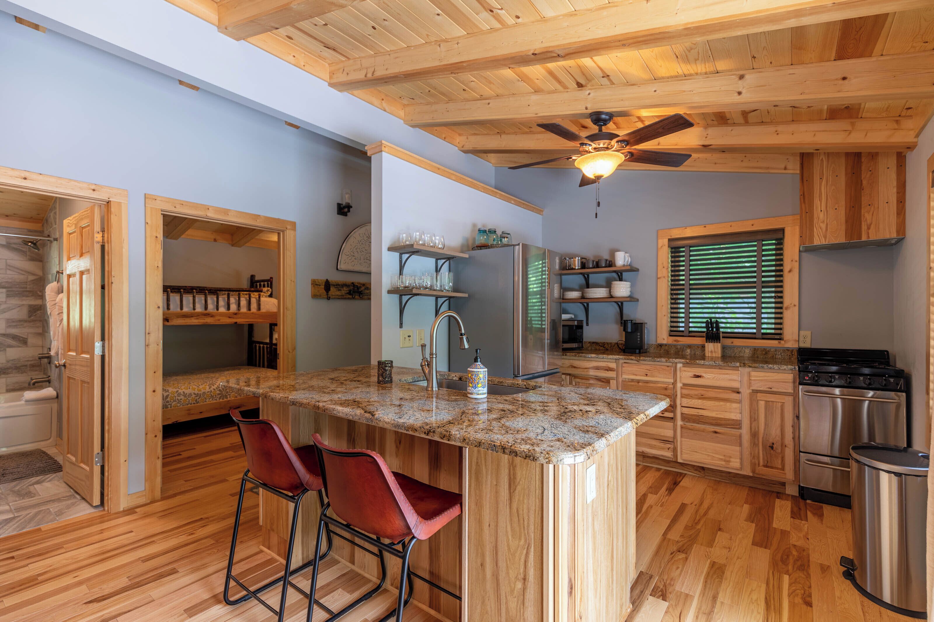 House, Multiple Beds, Patio, Mountain View (Touch of Grey) | Private kitchen | Coffee/tea maker