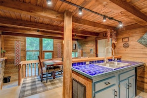 House, 1 King Bed, Hot Tub, Mountain View (The Dog House) | Interior - The Dog House (Boone)