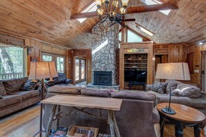 House, Multiple Beds, Hot Tub, Mountain View (Wounded Fork) | Living area - Wounded Fork (Boone)