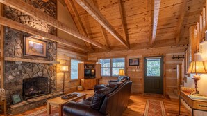 Unclassified image, 4 of 35, button - Hawksnest Cabin (Banner Elk)