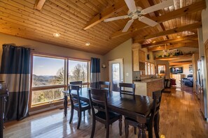 House, Multiple Beds, Patio, Mountain View (A Nest With a View) | Dining - A Nest With a View (Blowing Rock)