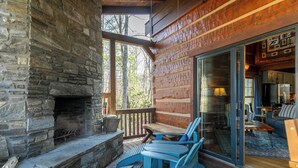 Cabin, Multiple Beds, Hot Tub, Mountain View (Walk In The Clouds) | Terrace/patio - Walk In The Clouds (Boone)