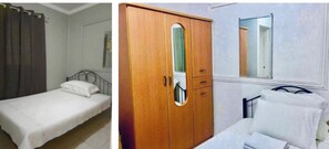 3 chambres, fer et planche à repasser, Wi-Fi, draps fournis