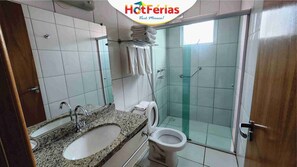 Deluxe-Apartment, Balkon, Stadtblick | Badezimmer