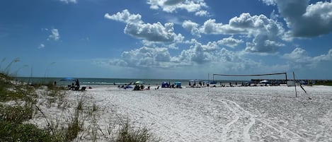 Aan het strand